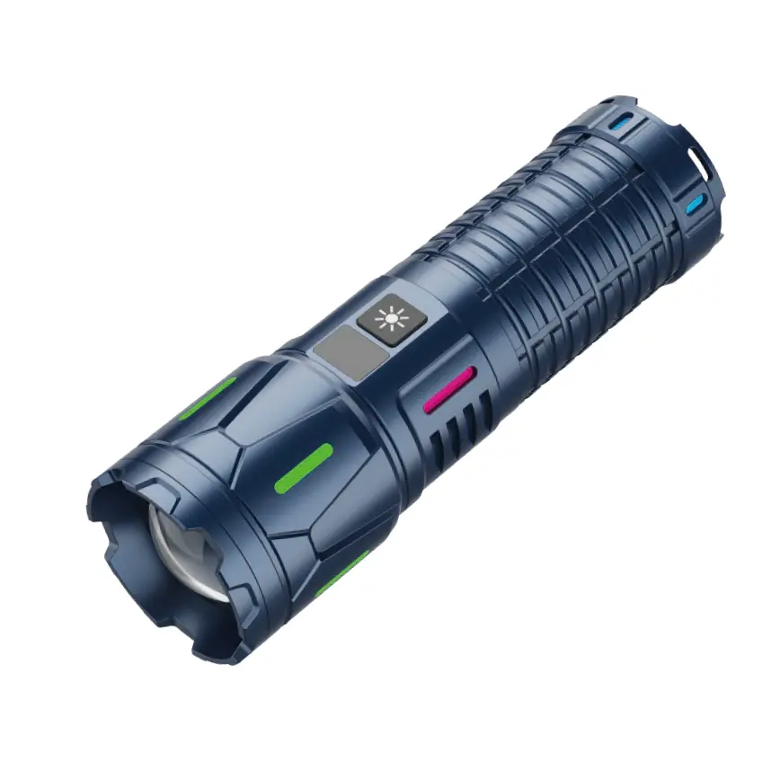 100W LED Tactical φακός USB Επαναφορτιζόμενος