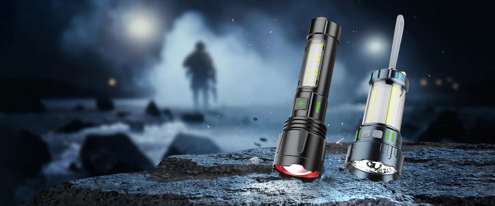 Φακός Forest Tiger Tactical LED - επαναφορτιζόμενος υψηλού αυλού για χρήση