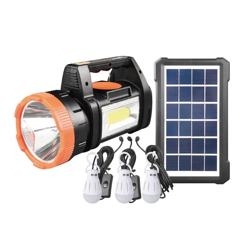 Επαναφορτιζόμενο κιτ ηλιακού φωτός 30W COB